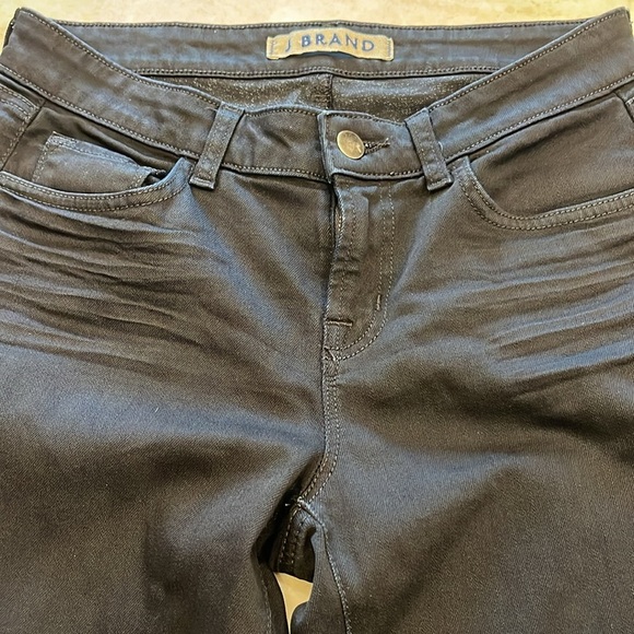 J Brand Curvy Fit Cigarette Leg Jeans (Distressed) | Shadow Black | 29 Waist - Picture 3 of 14